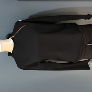 Lime & Vine Zippered Neck Cropped Sweatshirt Size L